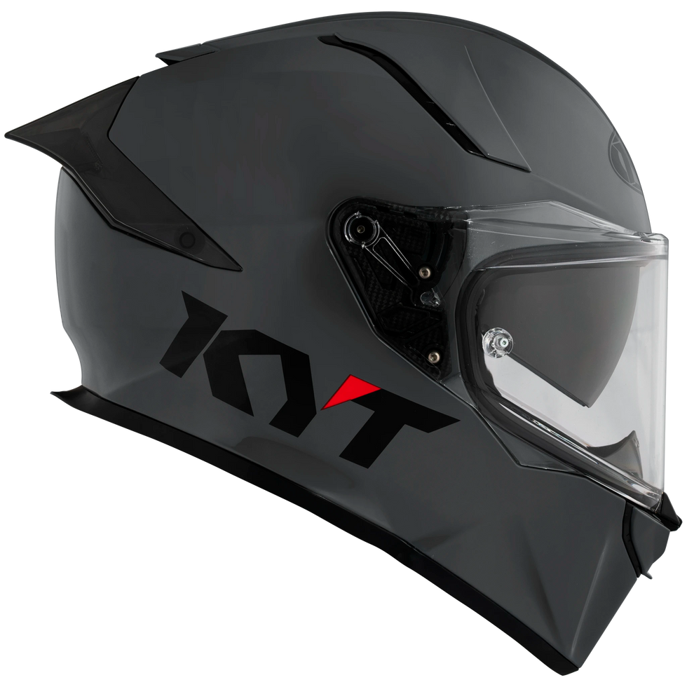 KYT R2R Solid Helmet - GRL Grey