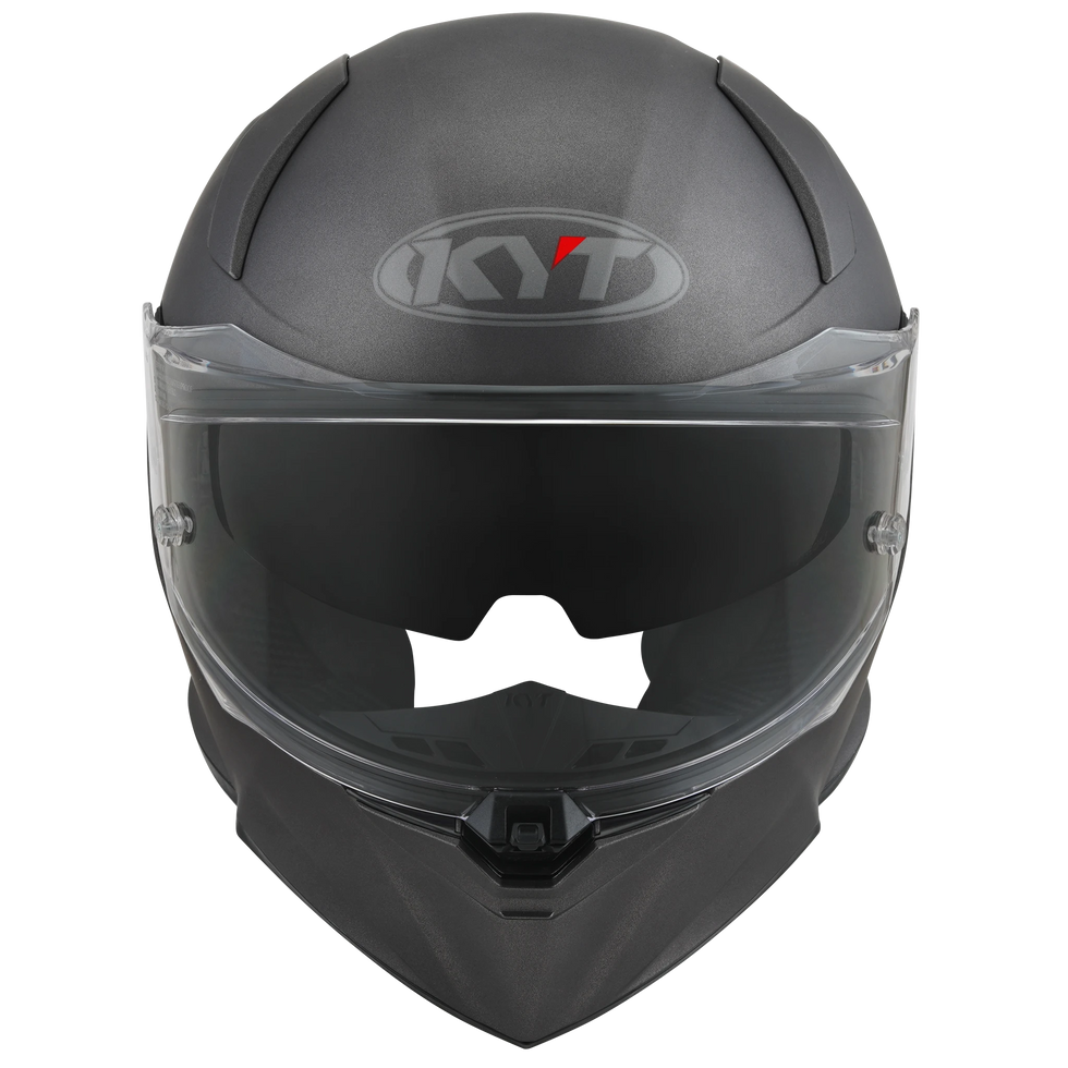 KYT R2R Solid Helmet - Gunmetal