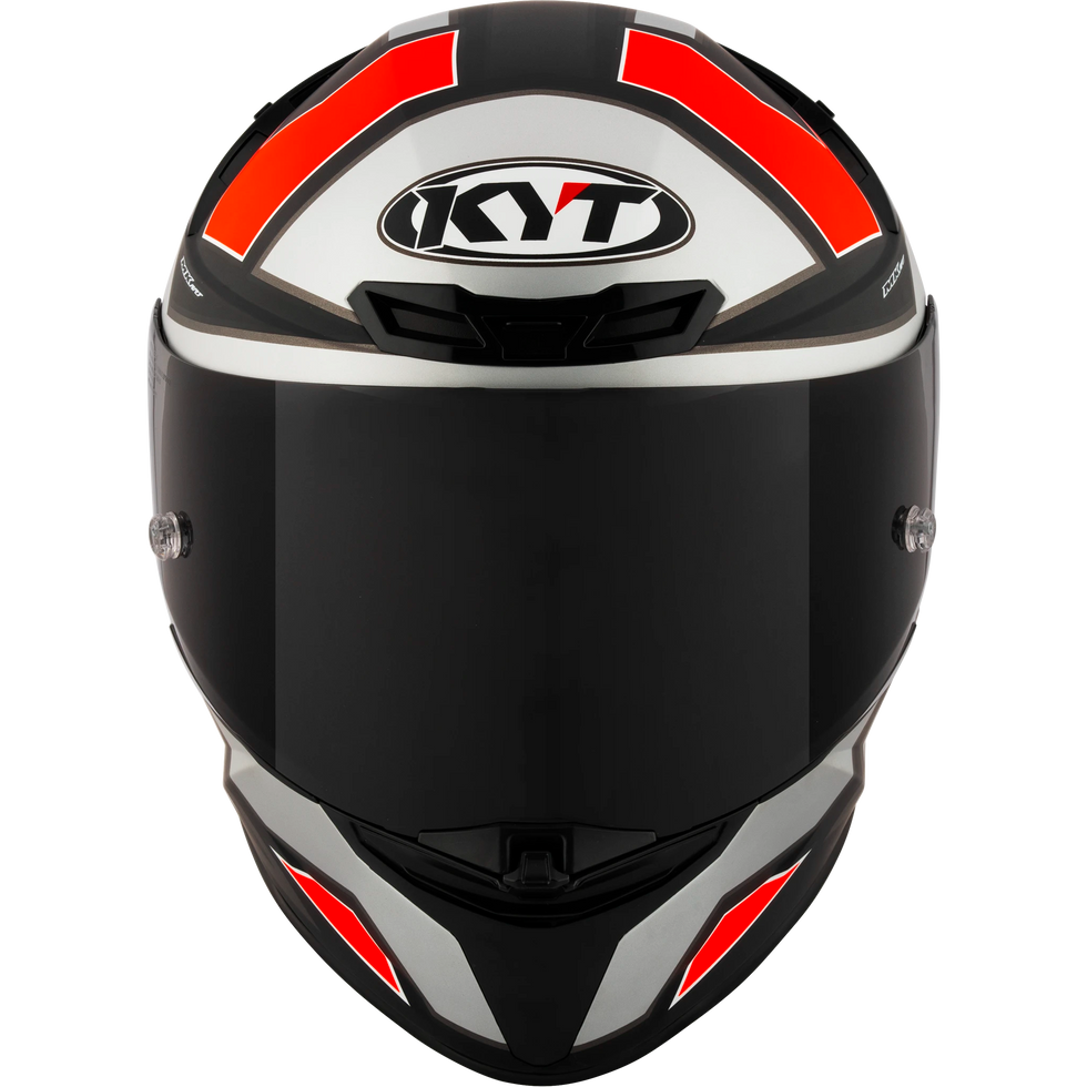 KYT TT Revo Electron Helmet - Grey/Red