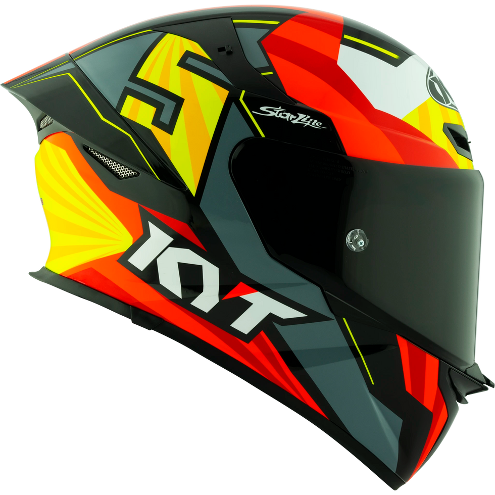 KYT TT Revo Flux Replica Helmet - Flux