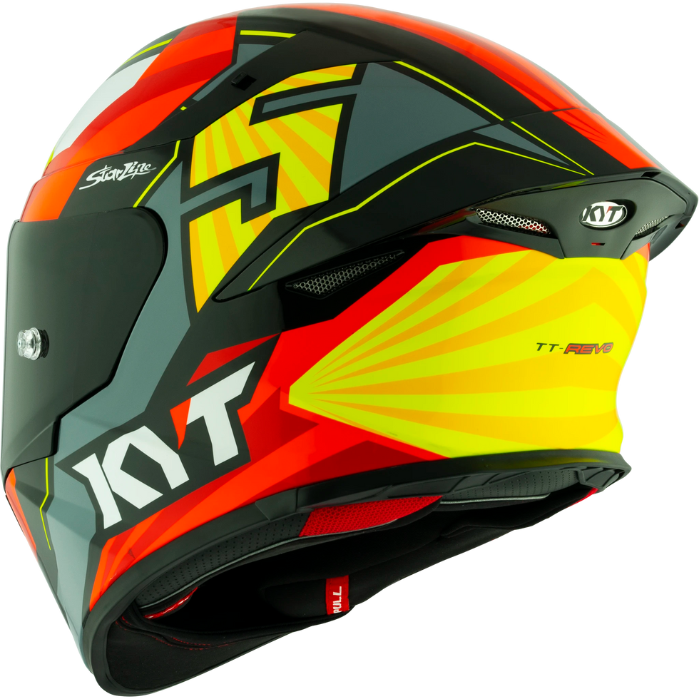 KYT TT Revo Flux Replica Helmet - Flux