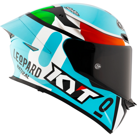 KYT TT Revo Leonard Tricolore Replica Helmet - Leonard Tricolore
