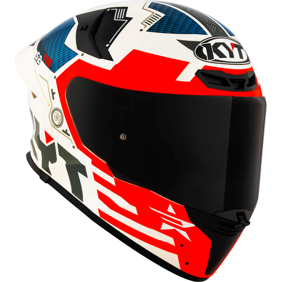 KYT TT Revo Fuselage Helmet - Red