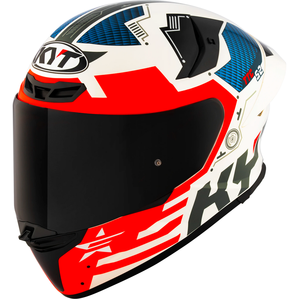 KYT TT Revo Fuselage Helmet - Red