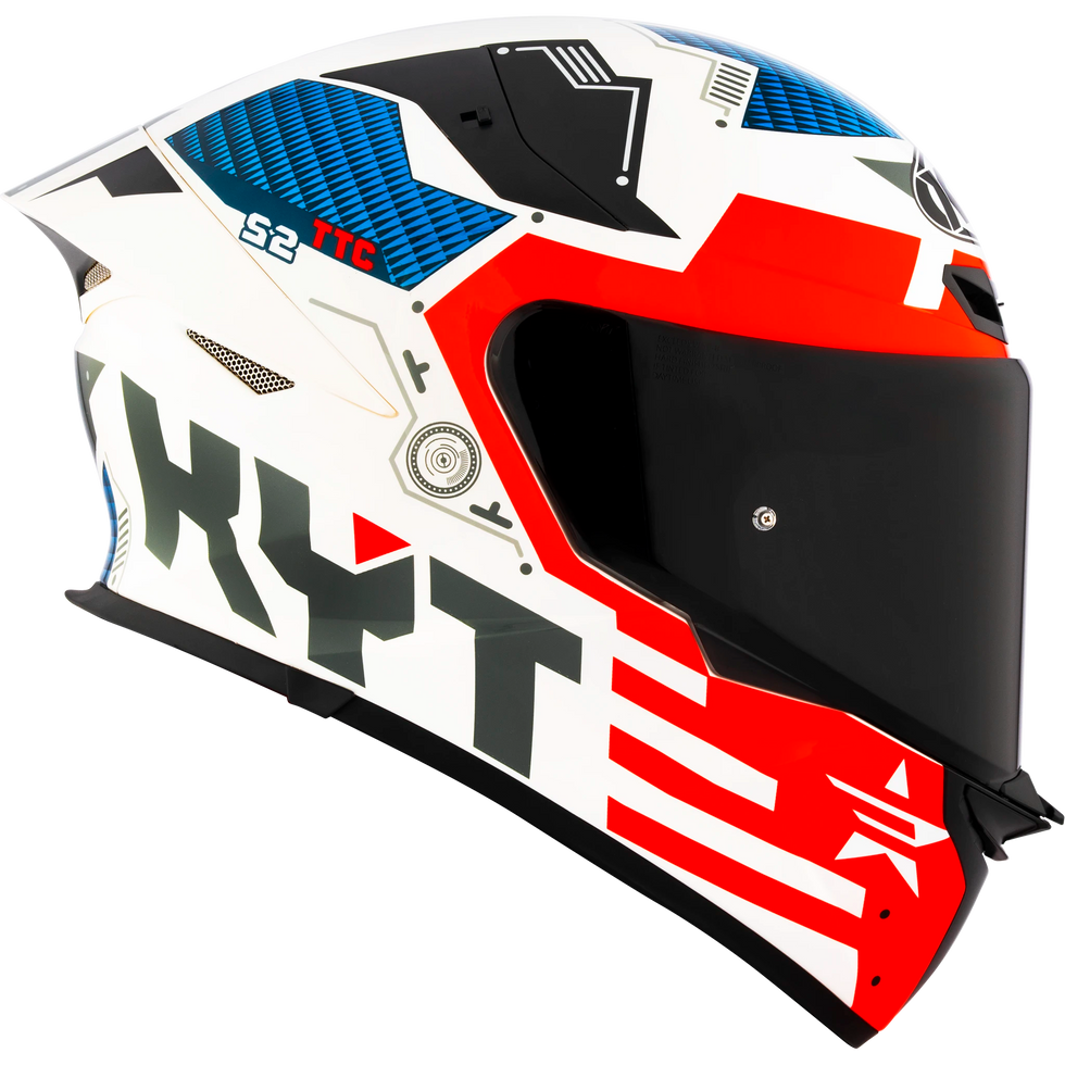 KYT TT Revo Fuselage Helmet - Red