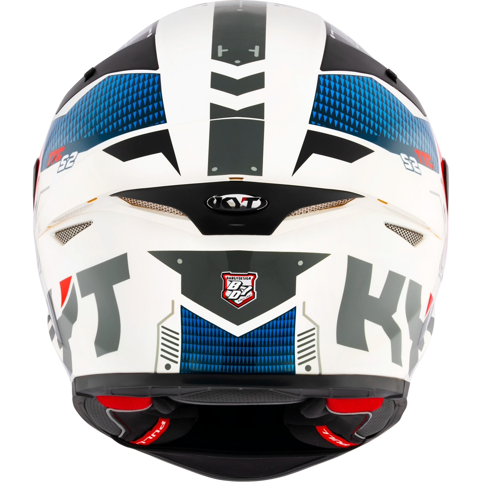 KYT TT Revo Fuselage Helmet - Red
