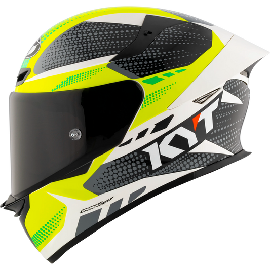 KYT TT Revo Gear Helmet - Black/Yellow