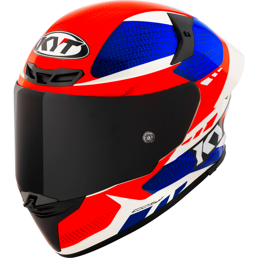 KYT TT Revo Gear Helmet - Blue/Red