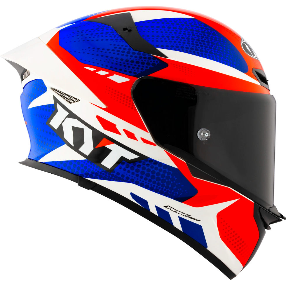 KYT TT Revo Gear Helmet - Blue/Red