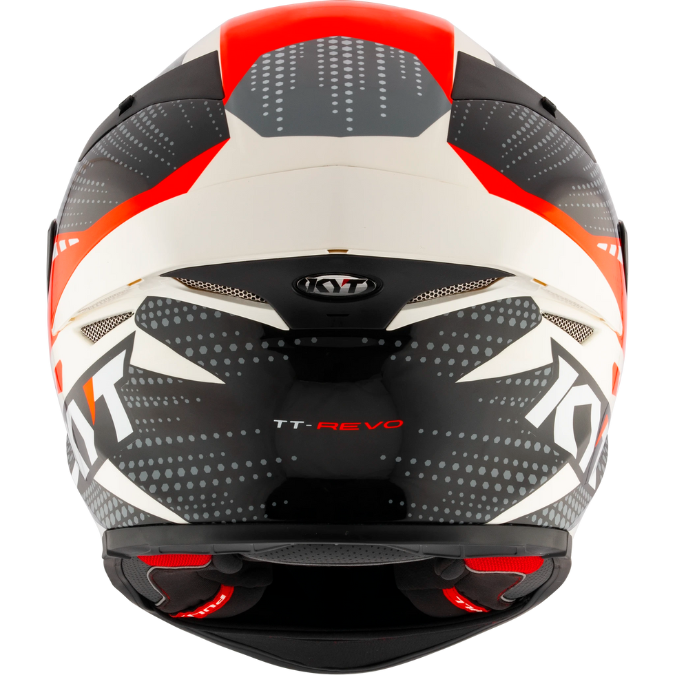 KYT TT Revo Gear Helmet - Black/Red