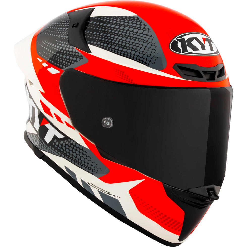 KYT TT Revo Gear Helmet - Black/Red