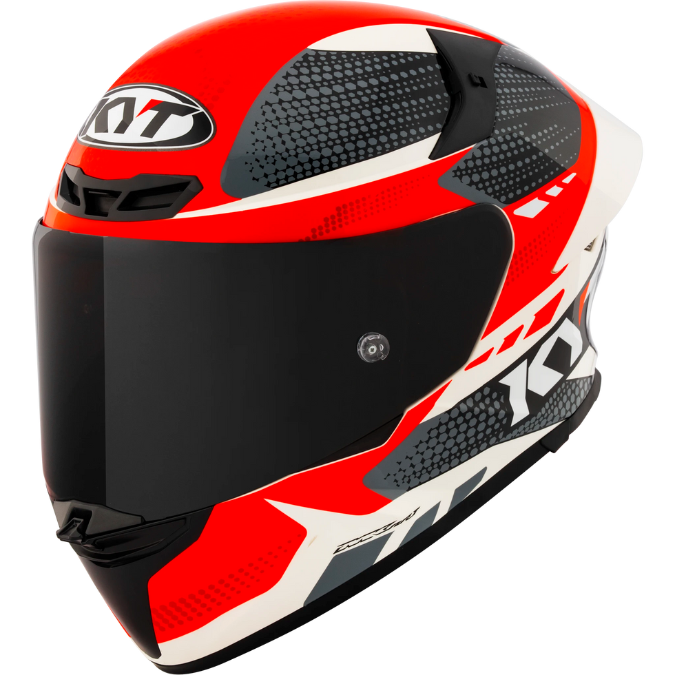 KYT TT Revo Gear Helmet - Black/Red