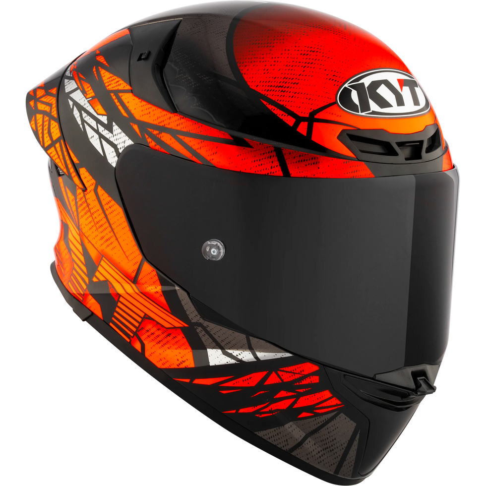 KYT TT Revo Combustion Helmet - Orange