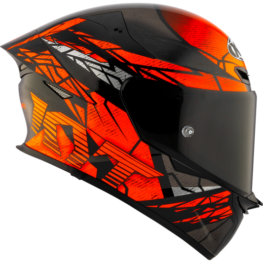 KYT TT Revo Combustion Helmet - Orange