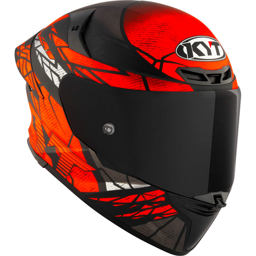 KYT TT Revo Combustion Helmet - Red