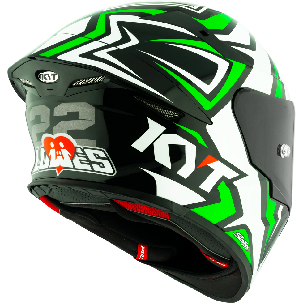 KYT TT Revo Alex Lowes 2024 Replica Helmet - Alex Lowes 2024