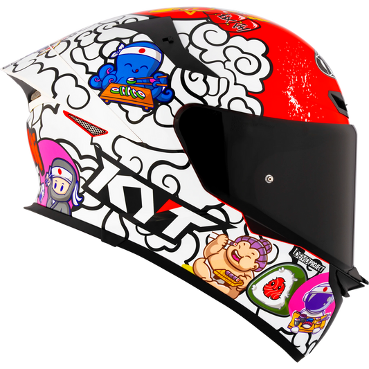 KYT TT Revo Sushi Time Speical Edition Helmet - Sushi Time