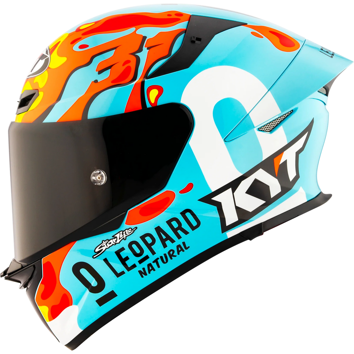 KYT TT-REVO Leopard Replica Aragon Helmet - Leopard Replica Aragon
