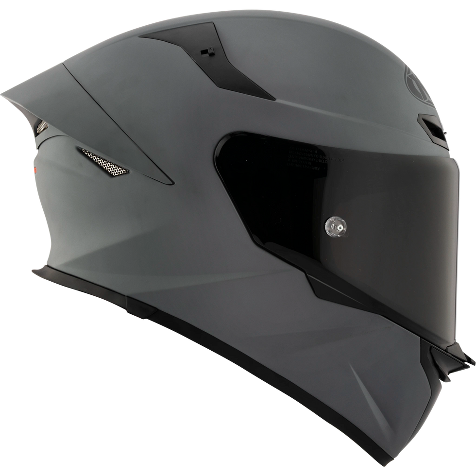 KYT TT Revo Solid Helmet - Matte Grey