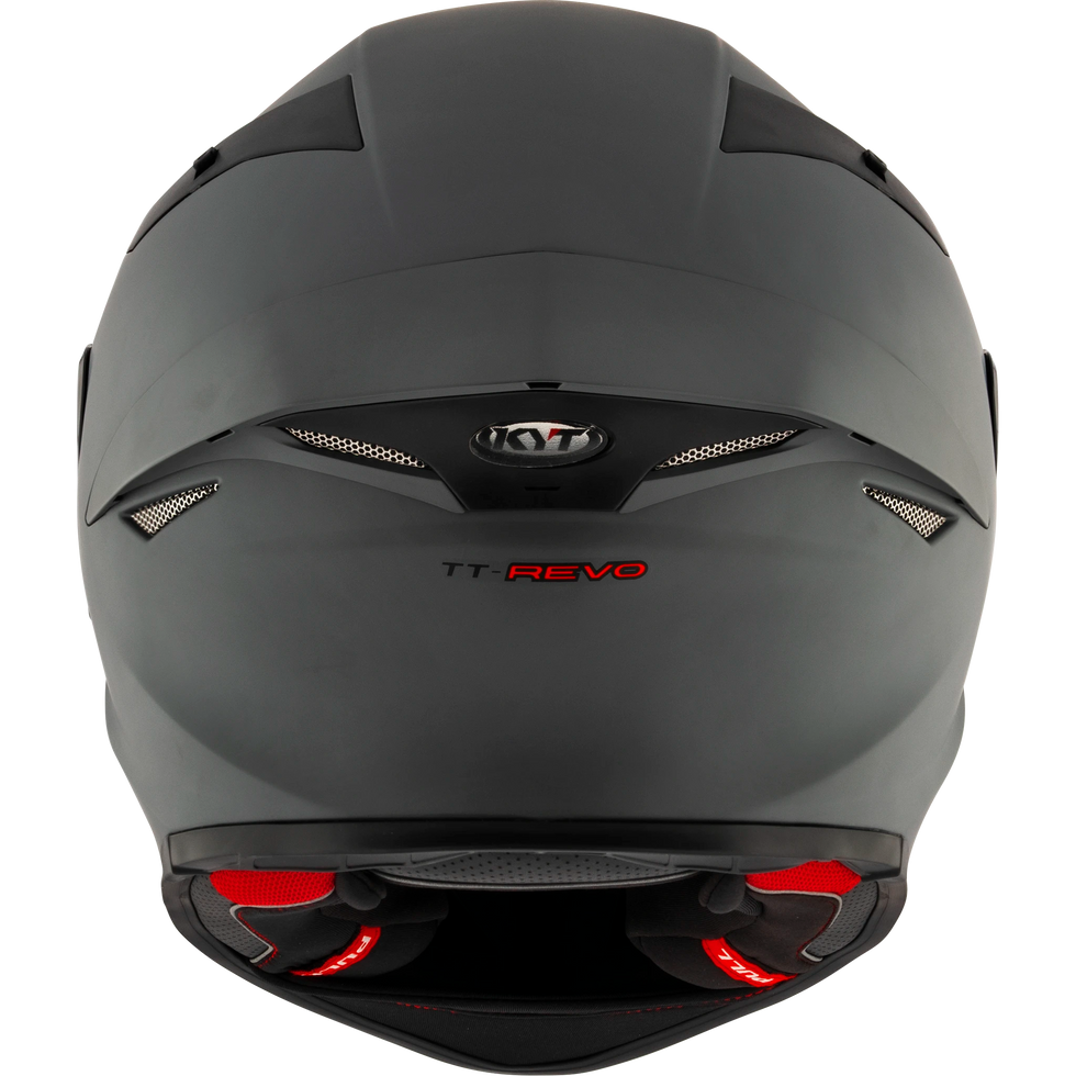 KYT TT Revo Solid Helmet - Grey