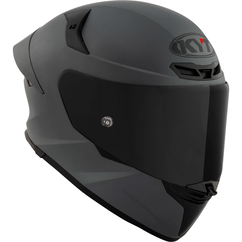 KYT TT Revo Solid Helmet - Grey