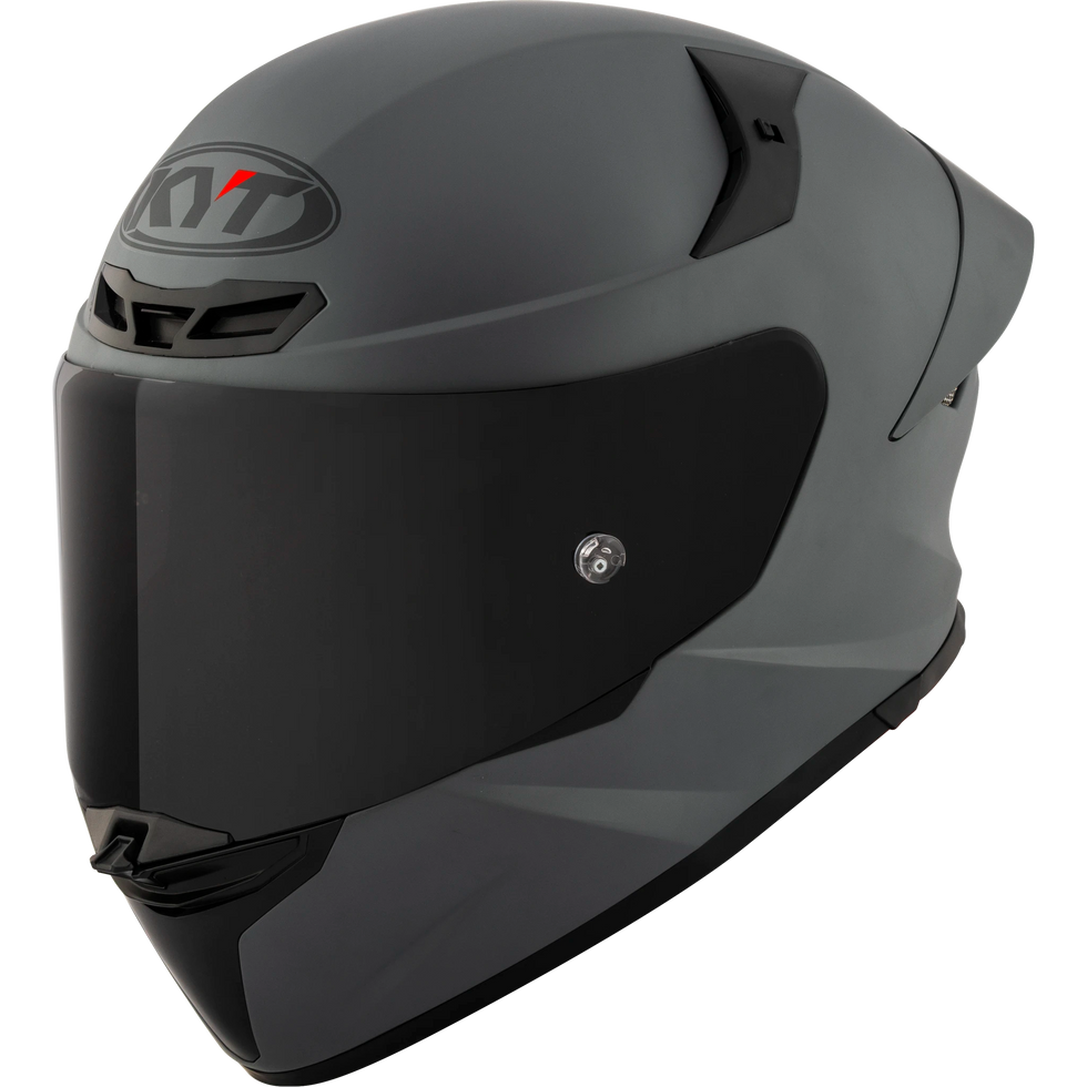 KYT TT Revo Solid Helmet - Grey