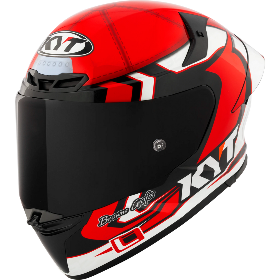 KYT TT Revo Oli Bayliss Replica Helmet - Oli Bayliss