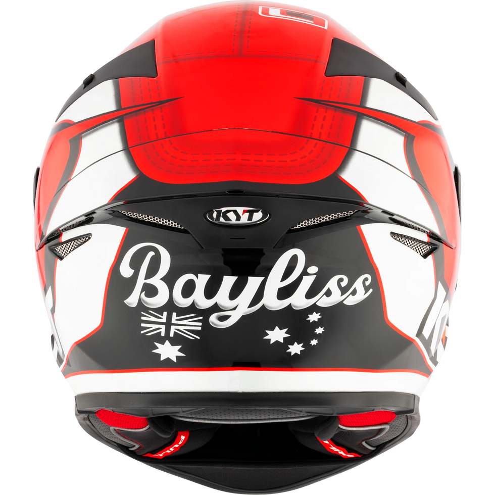 KYT TT Revo Oli Bayliss Replica Helmet - Oli Bayliss