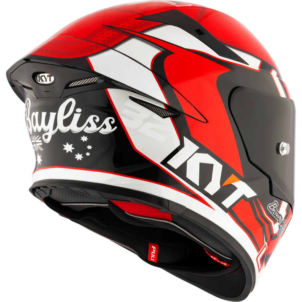 KYT TT Revo Oli Bayliss Replica Helmet - Oli Bayliss