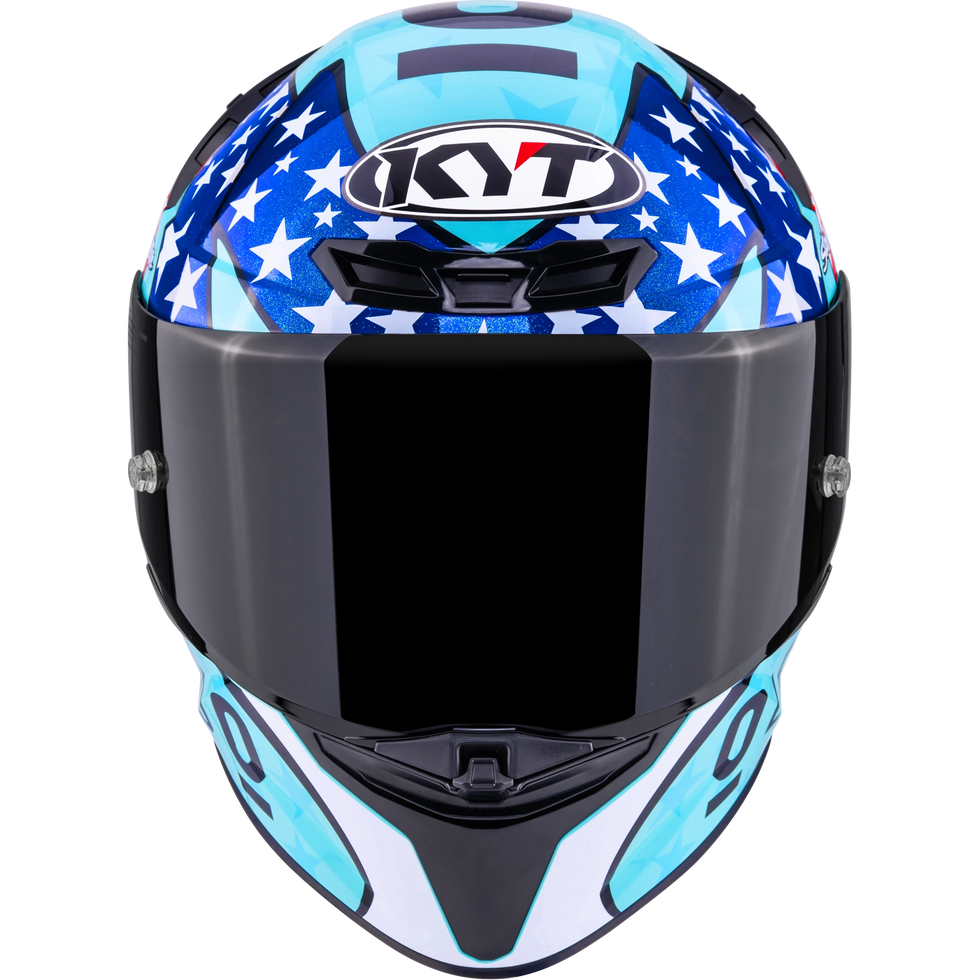 KYT TT Revo Leopard Americas Replica Helmet - Leopard Americas Replica