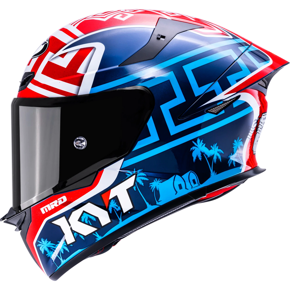 KYT TT-REVO Moreira Mandalika Replica Helmet - Moreira Mandalika Replica