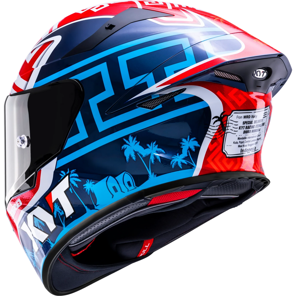 KYT TT-REVO Moreira Mandalika Replica Helmet