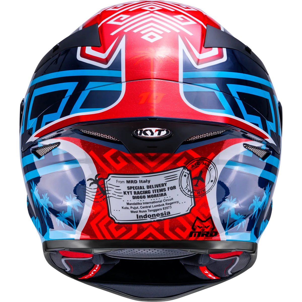 KYT TT-REVO Moreira Mandalika Replica Helmet