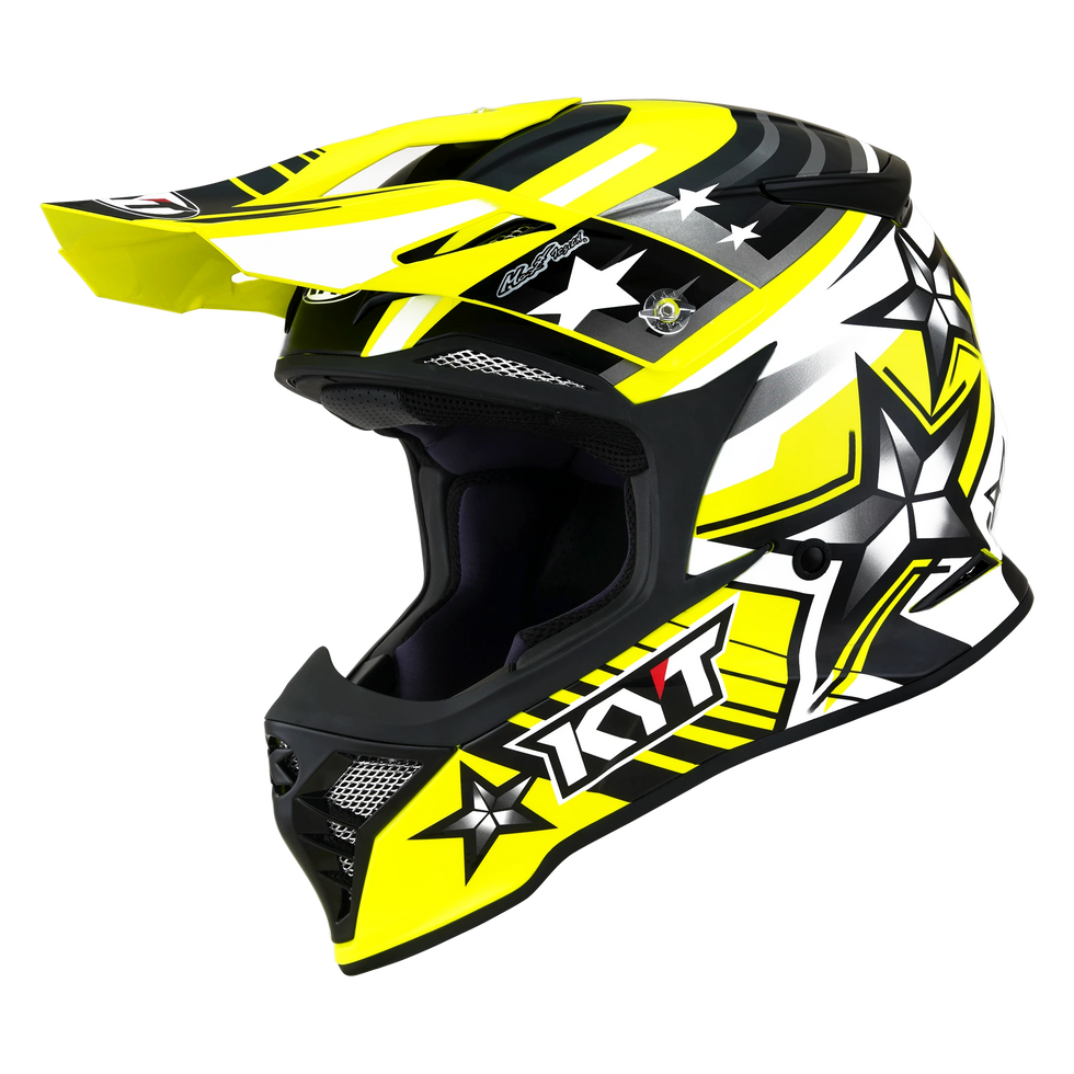 KYT Skyhawk Ardor Helmet - Yellow