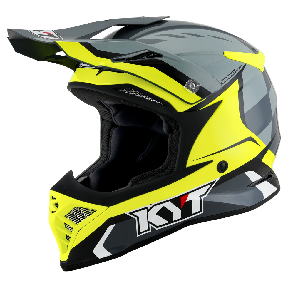KYT Skyhawk Glowing Helmet - Anthracite/Yellow