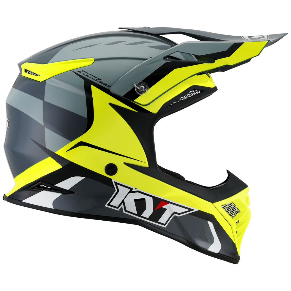 KYT Skyhawk Glowing Helmet - Anthracite/Yellow