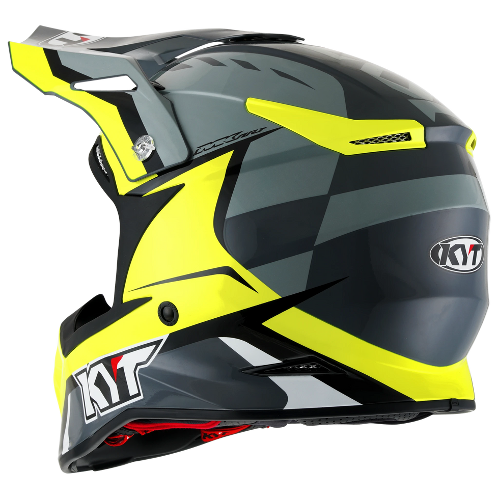 KYT Skyhawk Glowing Helmet - Anthracite/Yellow