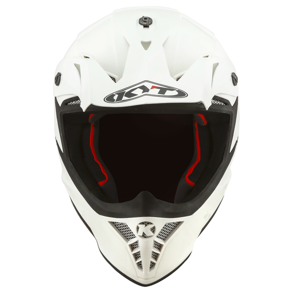 KYT Skyhawk Solid Helmet - Plain White