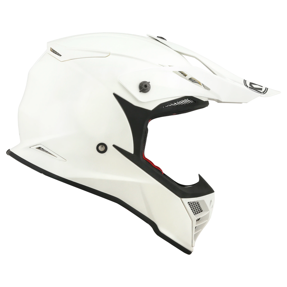 KYT Skyhawk Solid Helmet - Plain White