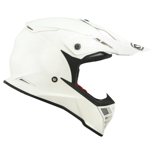 KYT Skyhawk Solid Helmet - Plain White