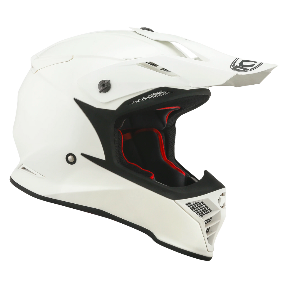 KYT Skyhawk Solid Helmet - Plain White