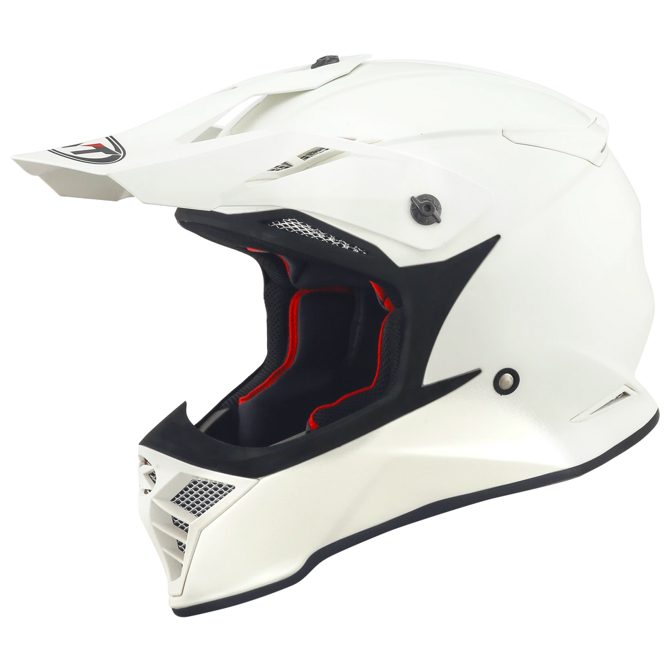 KYT Skyhawk Solid Helmet - Plain White