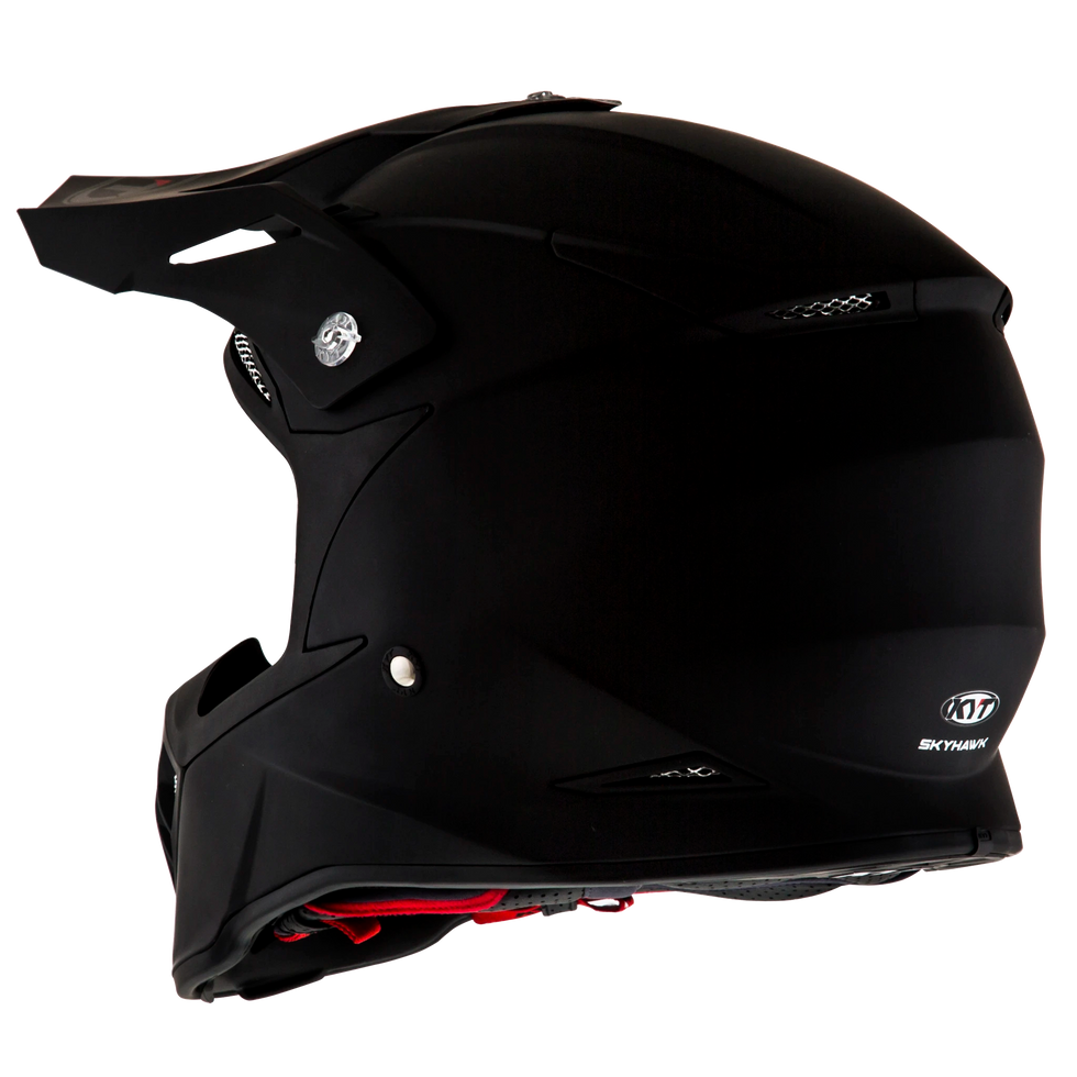 KYT Skyhawk Solid Helmet - Black