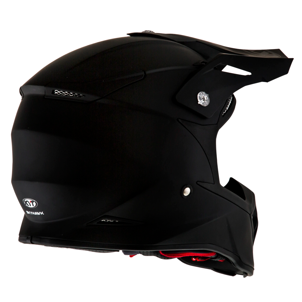 KYT Skyhawk Solid Helmet - Black