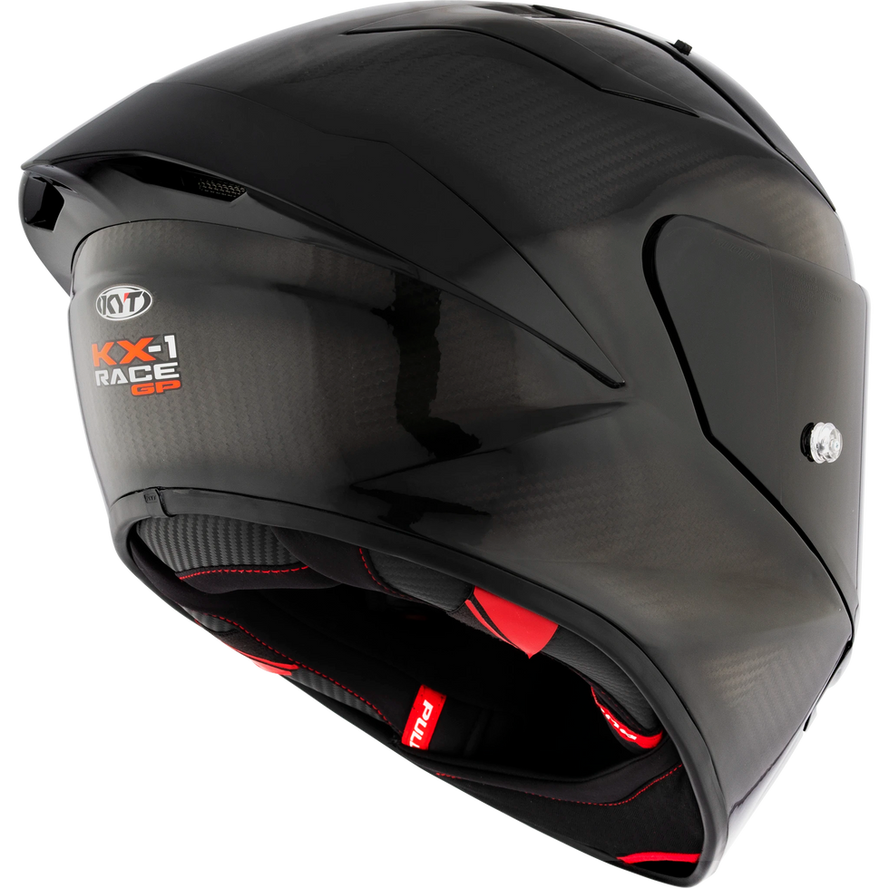 KYT KX-1 Race Full Carbon Helmet - Carbon Fiber