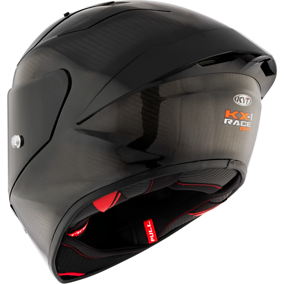KYT KX-1 Race Full Carbon Helmet - Carbon Fiber