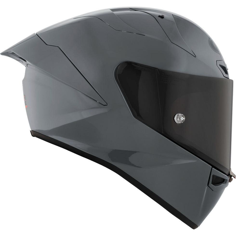 KYT KX-1 Race Solid Helmet - Plain GRL Gloss Grey