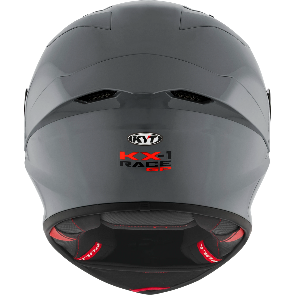 KYT KX-1 Race Solid Helmet - Plain GRL Grey