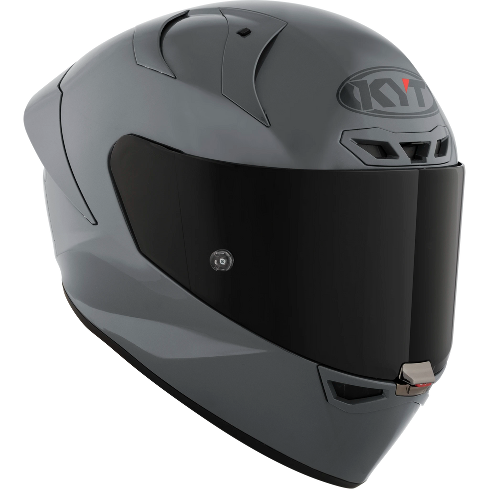KYT KX-1 Race Solid Helmet - Plain GRL Grey