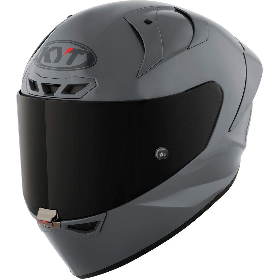 KYT KX-1 Race Solid Helmet - Plain GRL Grey